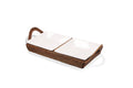 Crudite Section Server Tray with 2 Porcelain Dish