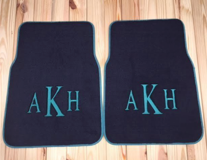 Custom Monogrammed Car & Truck Mats
