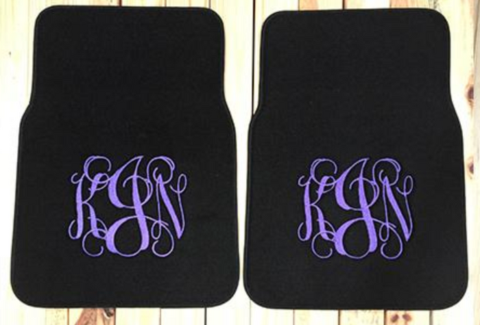 Custom Monogrammed Car & Truck Mats