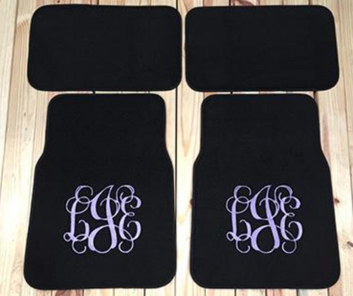 Custom Monogrammed Car & Truck Mats