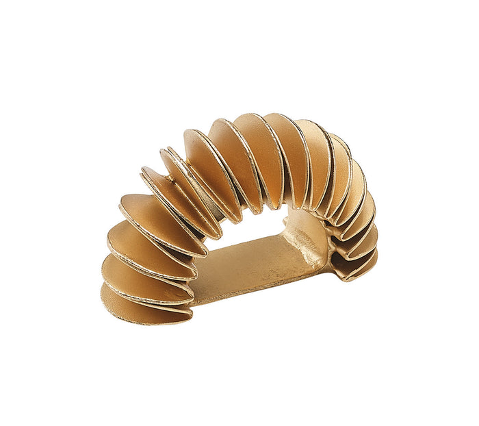 Demilune Napkin Ring in Gold