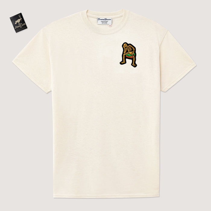 Derry Bones Cream Short Sleeve Tee