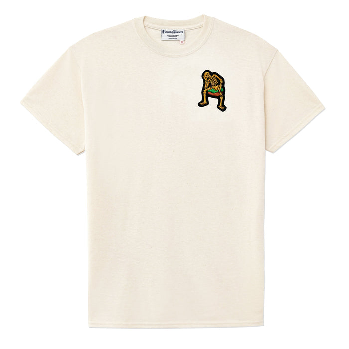Derry Bones Cream Short Sleeve Tee