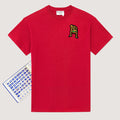 Derry Bones Red Short Sleeve Tee