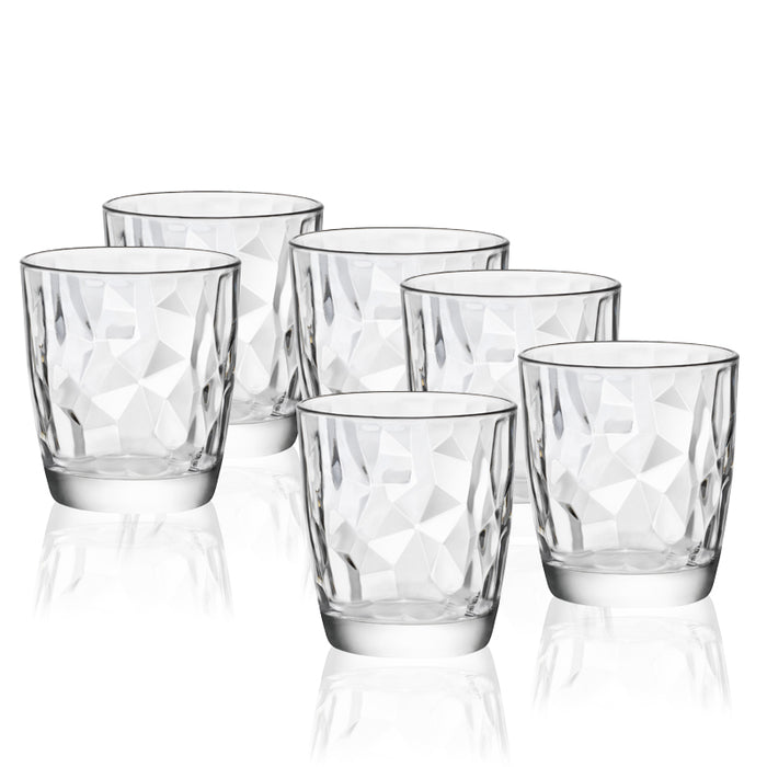Diamond Bicchiere Dof 38,5 cl Set 6 Pz In Vetro Trasparente
