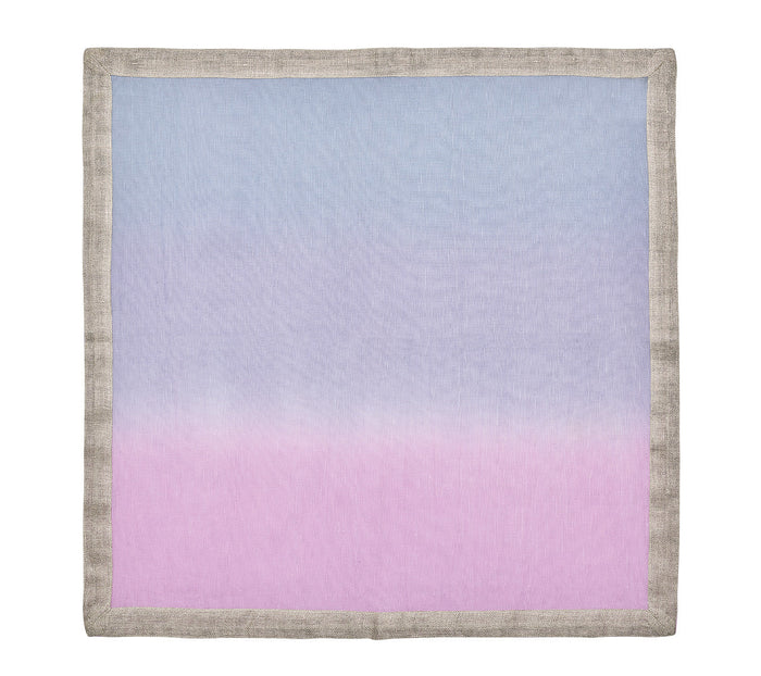 Dip Dye Napkin in Lilac & Periwinkle