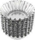 Egg Tart Molds / Mini Tart Pans / Aluminum Pie Tins / Muffin Baking Cups (30 pcs)