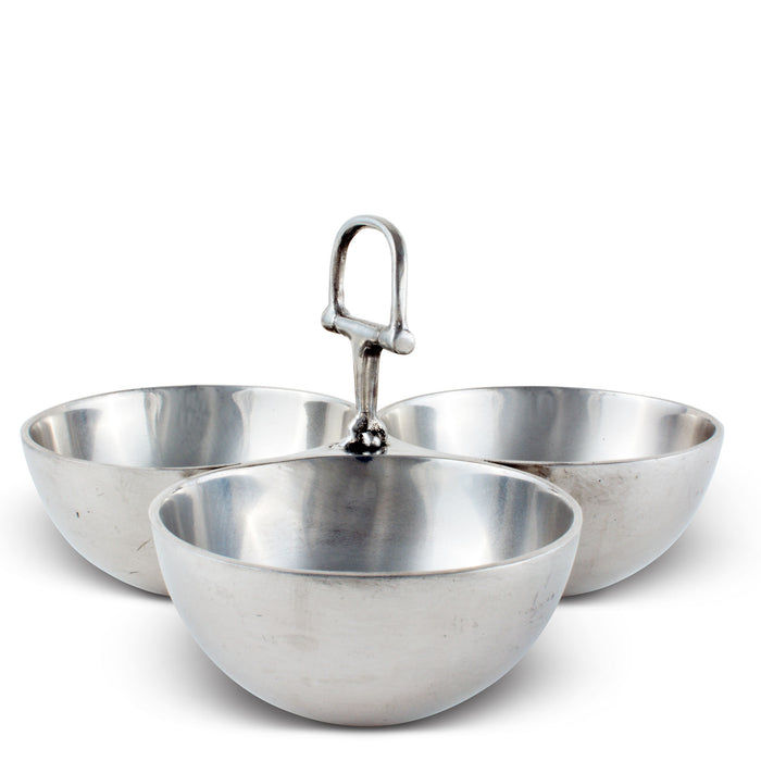 Arthur Court Equestrian Bit 3 Nut Bowl Product Image