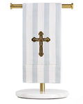 Everlasting Cross Hemstitch Tea Towel Hand Towel