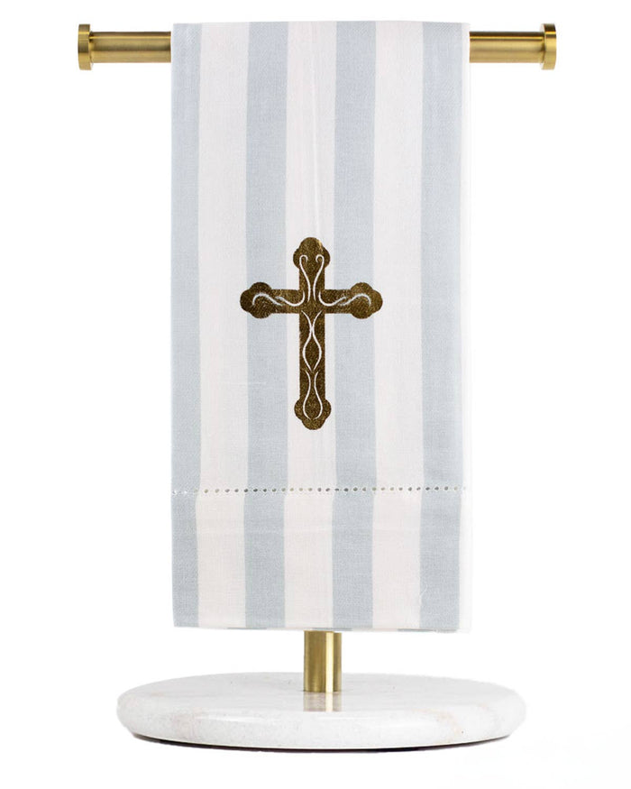 Everlasting Cross Hemstitch Tea Towel Hand Towel
