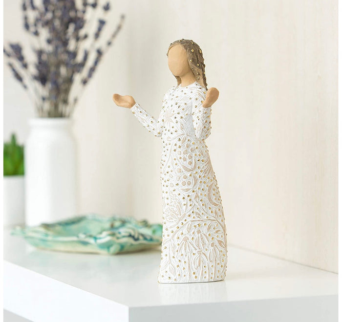 EVERYDAY BLESSINGS SIGNATURE COLLECTION FIGURE SCULPTURE HAND PAINTING WILLOW TREE BY SUSAN LORDI