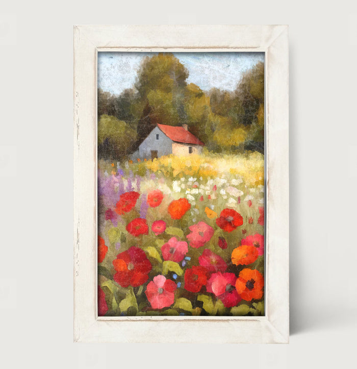 Farmside Flowers - Framed Art