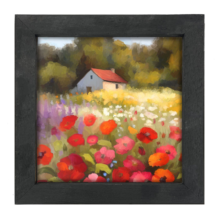 Farmside Flowers - Framed Art