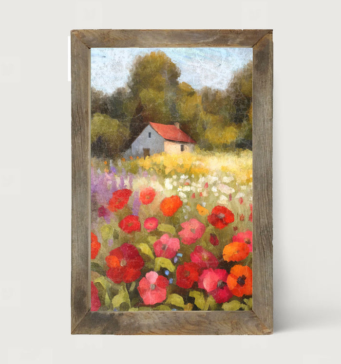 Farmside Flowers - Framed Art