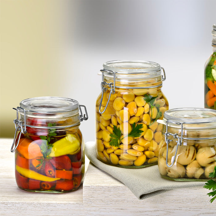 Fido 100 cl Vaso Ermetico Set 6 Pz