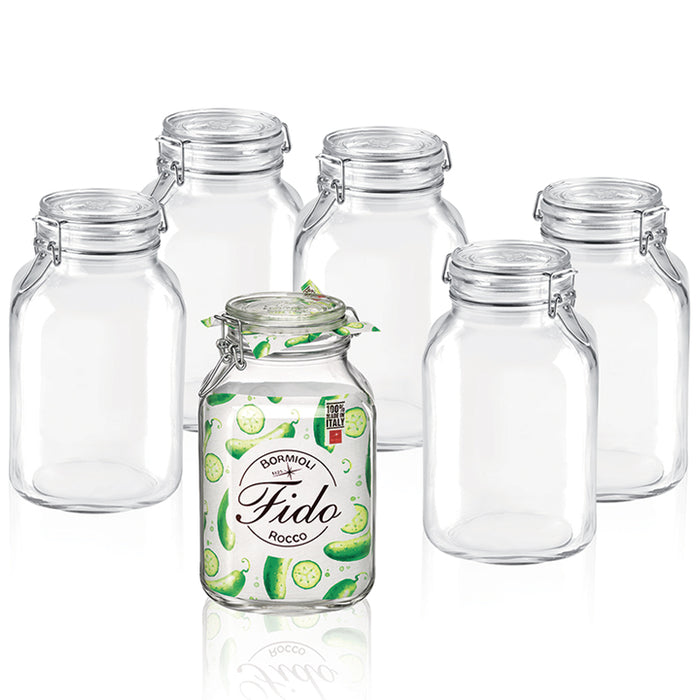 Fido 300 cl Vaso Ermetico Set 6 Pz