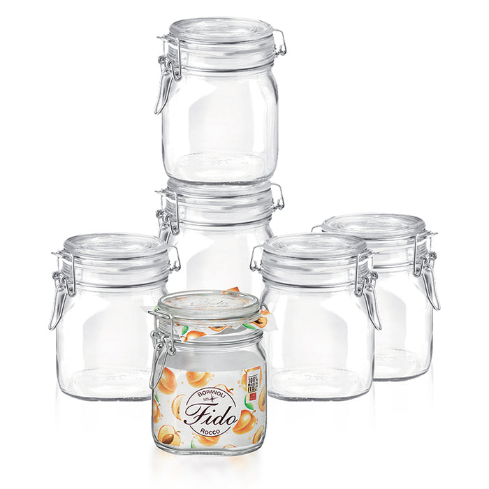 Fido 75 cl Vaso Ermetico Set 6 Pz