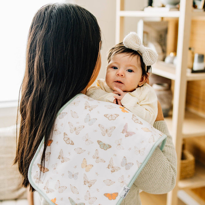 Flora 3 Pack Premium Burp Cloths - Copper Pearl