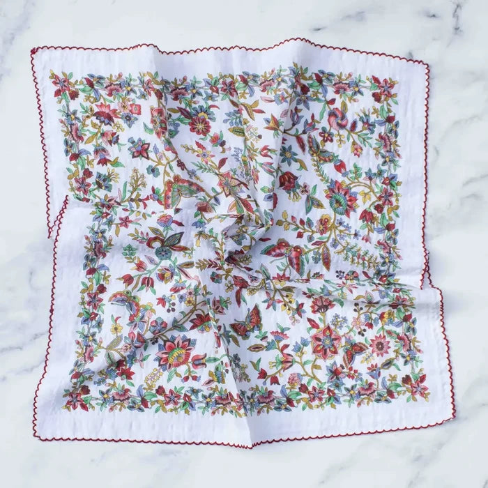 Floral and Butterfly Bandana