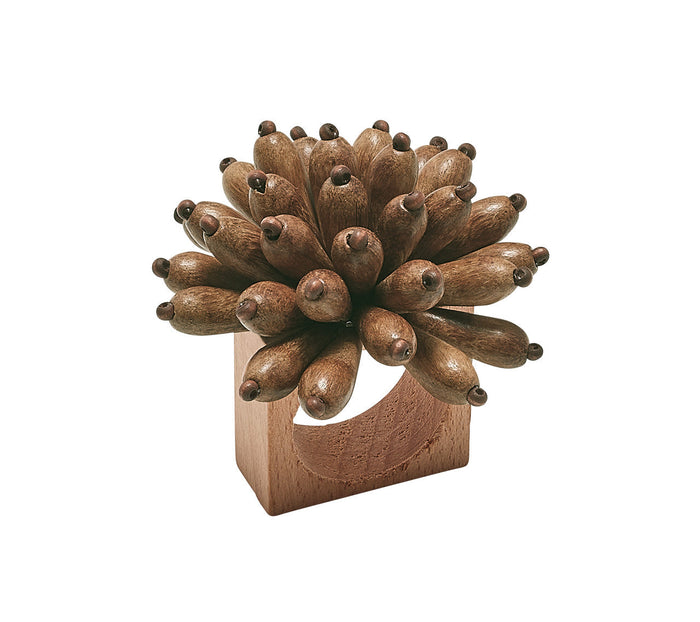 Florette Napkin Ring in Brown