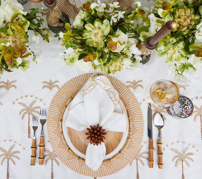 Florette Napkin Ring in Brown