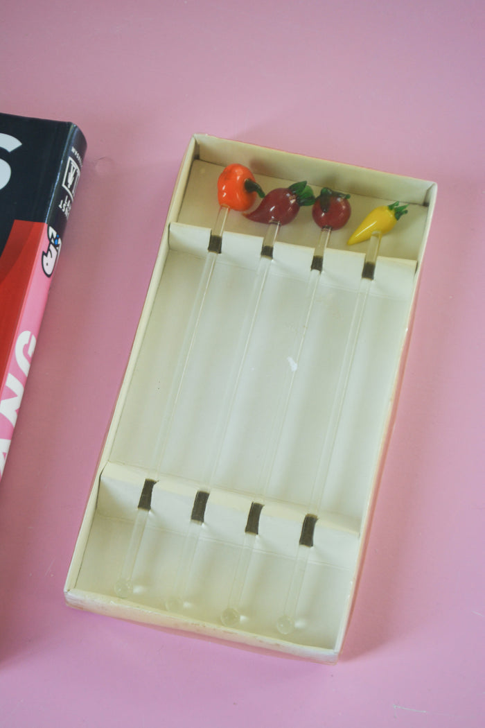 Fruit glass stirrers