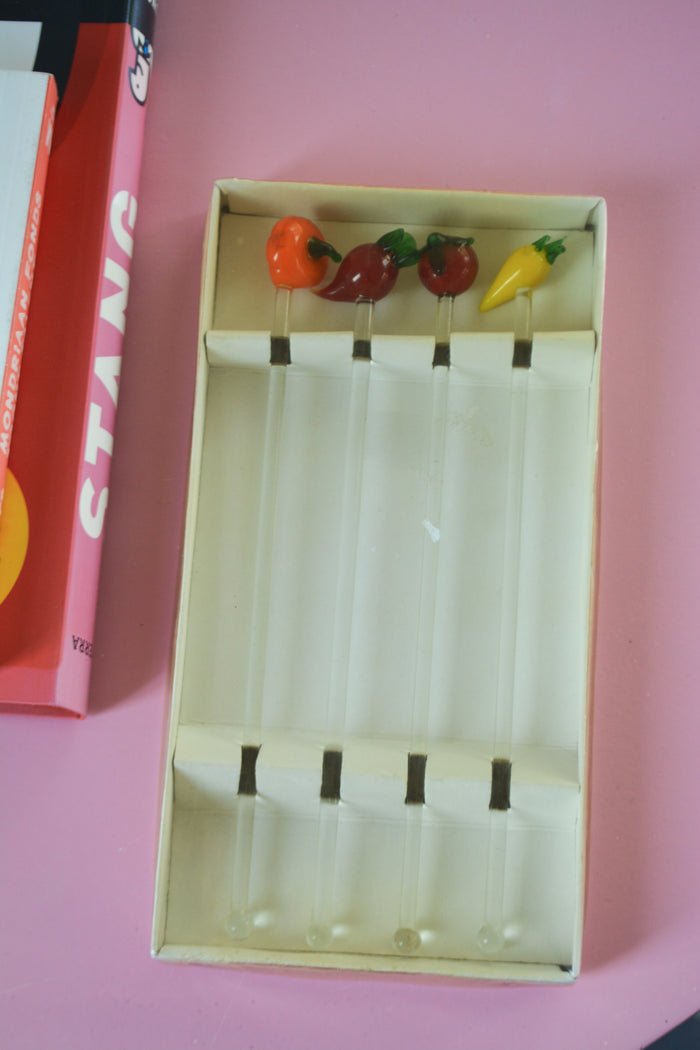 Fruit glass stirrers