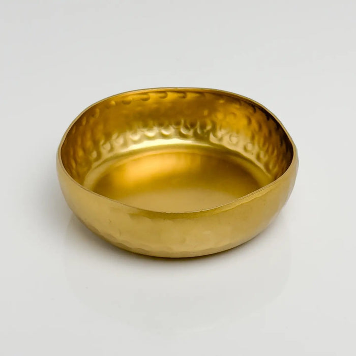 Hammered Aluminum Bowl
