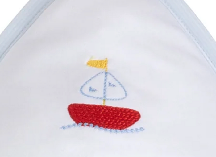 Hooded Towel Sailboat