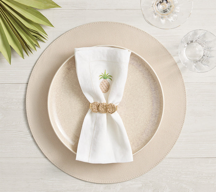 Icons Placemat in Ivory & Natural