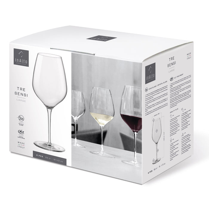 InAlto Tre Sensi Large Calice Vino 55 cl Set 6 Pz