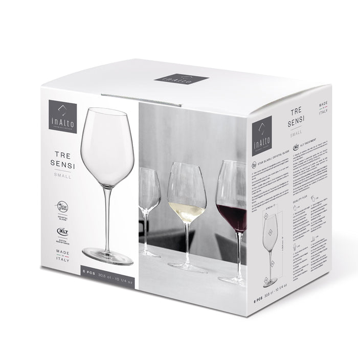 InAlto Tre Sensi Small Calice Vino 30,5 cl Set 6 Pz