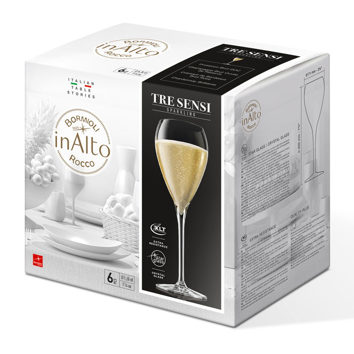 InAlto Tre Sensi Sparkling Mini 15 cl Set 6 Pz