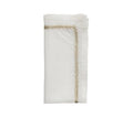 Jardin Napkins in White Gold Silver - Pioneer Linens