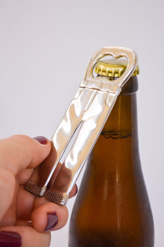 Jeans bottle opener