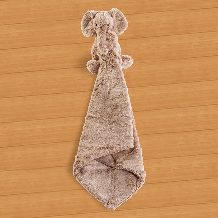 Jellycat Stuffed Animal Plush Soother Baby Blanket, Smudge Elephant