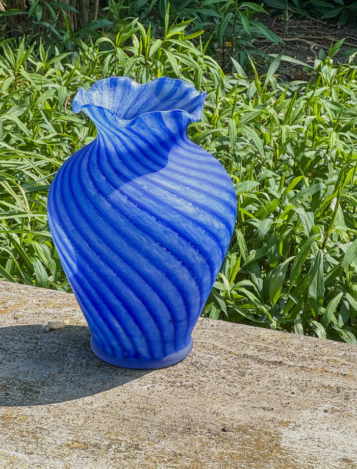 Large Italian glass vase