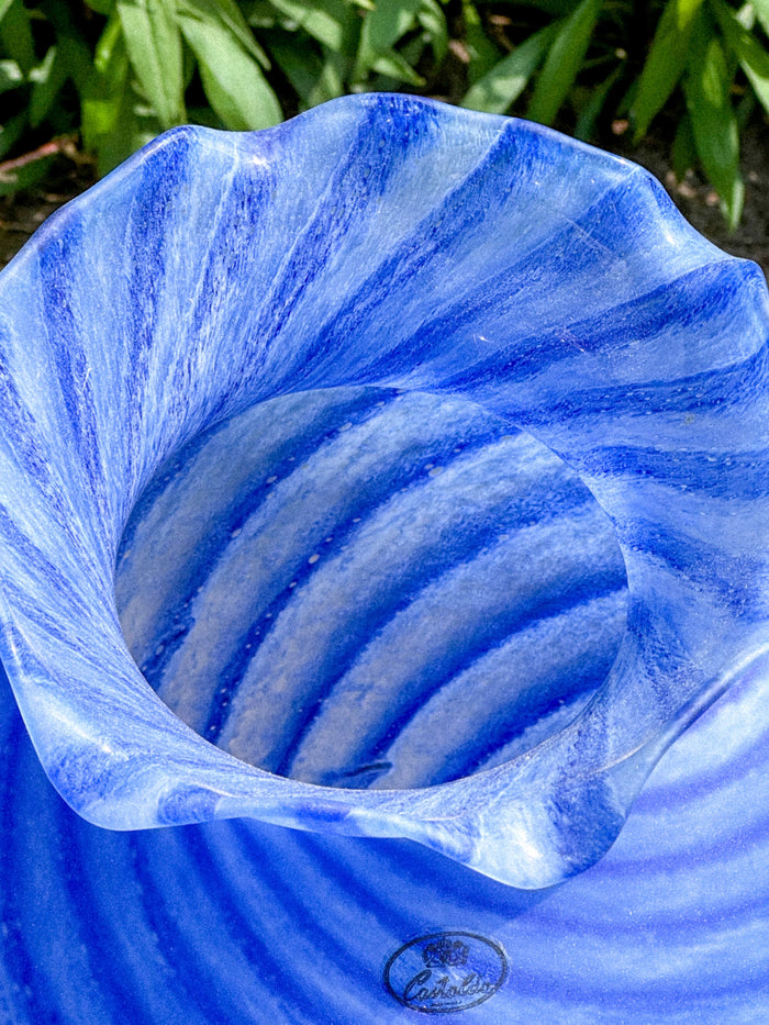 Large Italian glass vase