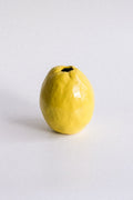 Lemon shaped vase