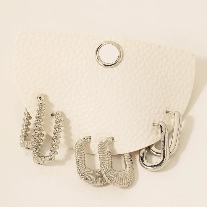 Mixed Rectangular Hoop Sets Assorted
