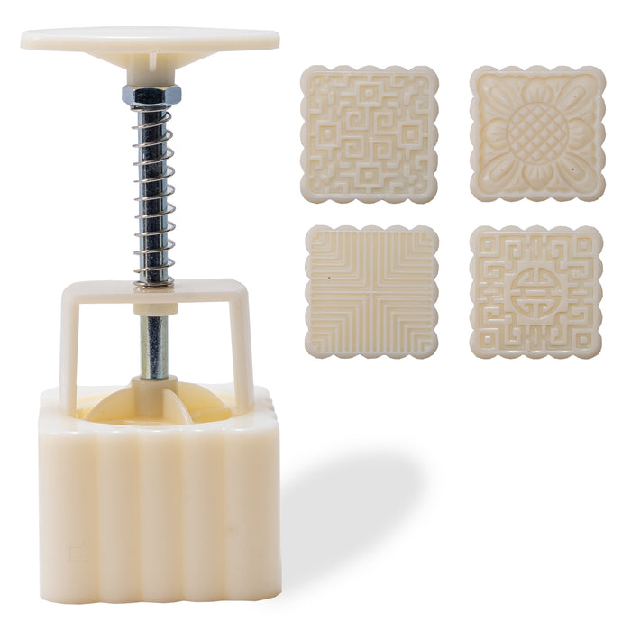 Moon Cake Making Set - 16 Patterns Total