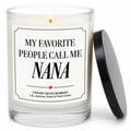 Nana Floral Candle - My Favorite People Call Me Nana