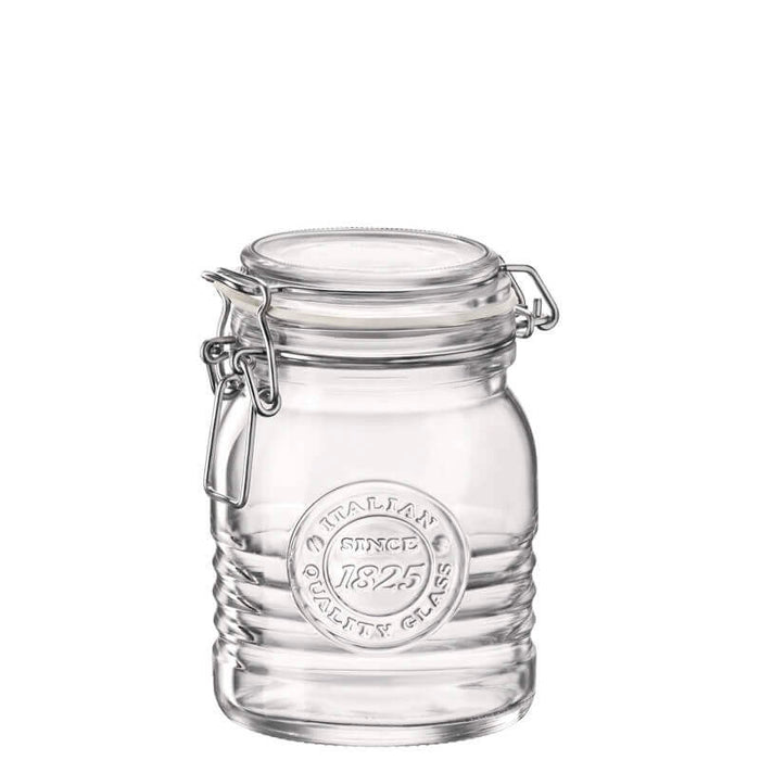Officina 1825 Barattolo Per Alimenti 50 cl In Vetro con Chiusura Ermetica Set 6 Pz