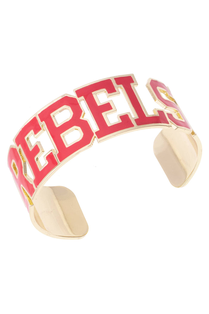 Ole Miss Rebels Varsity Outline Cuff Bracelet
