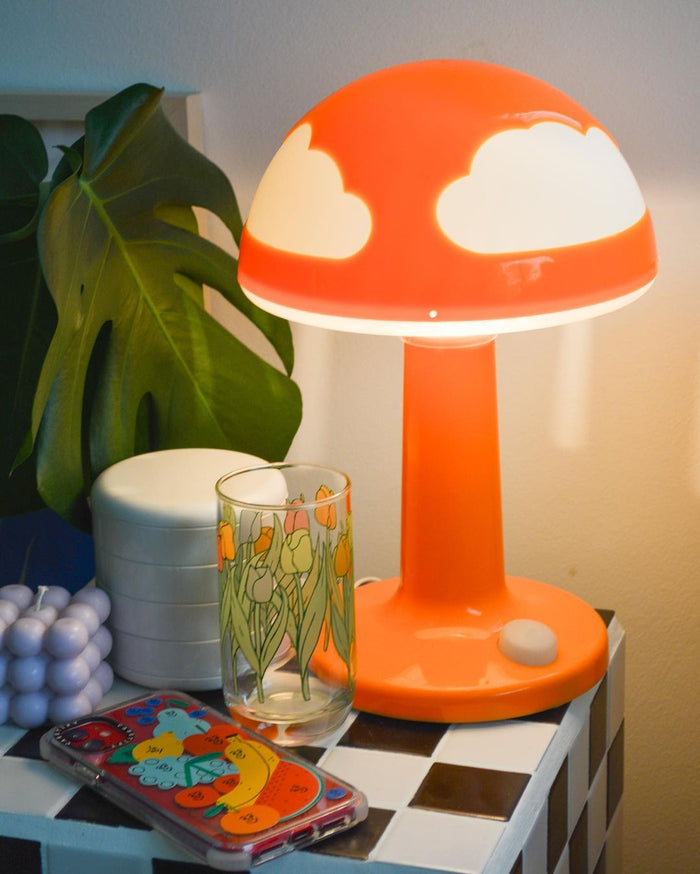 Orange cloud lamp