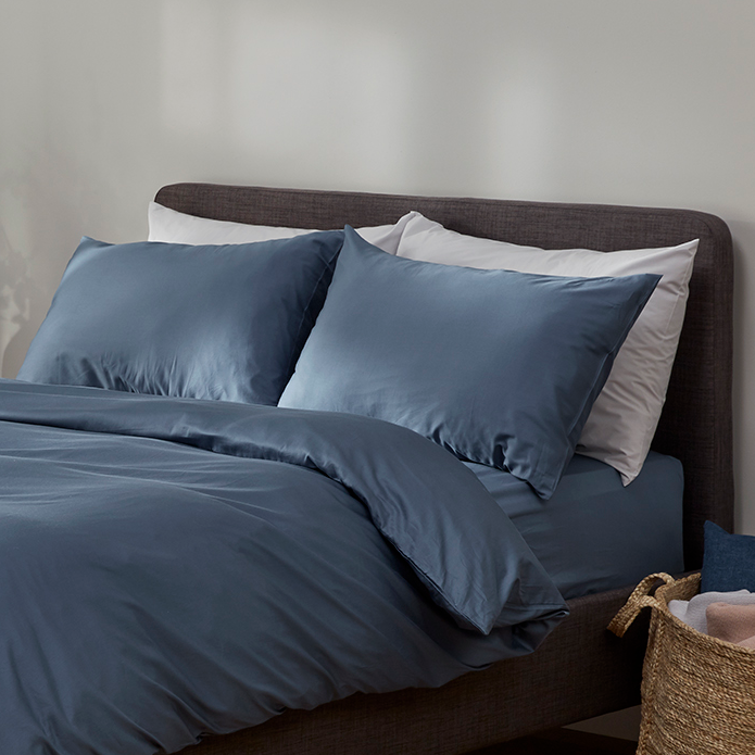 Organic Cotton Percale Duvet Set