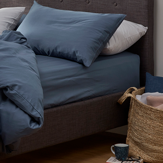 Organic Cotton Percale Fitted Sheet