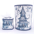 Pagoda Blue Pastel Vanity Set