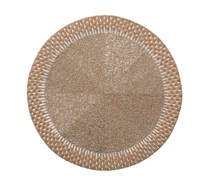 Palisade Placemat in Gold & Silver