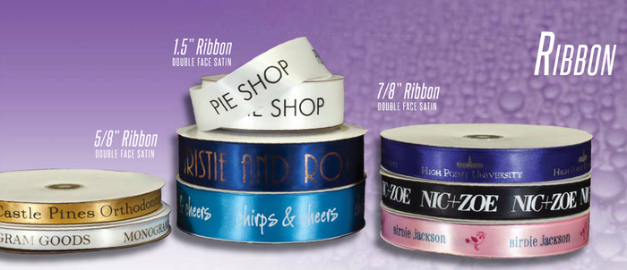 Personalized Ribbon - 1.5" (100 Yards per Roll)